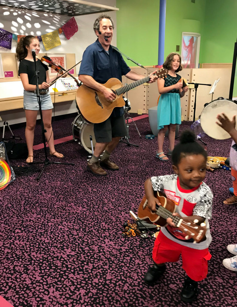 2018-07-18 Sand Family at DuPage Children's Museum Naperville IL